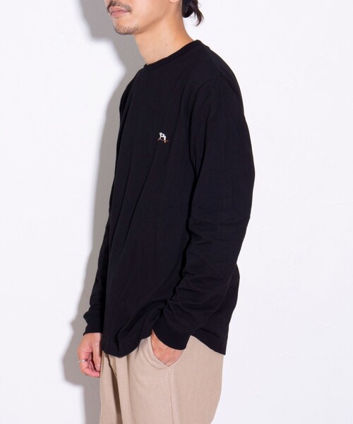 「GLOSTER」 長袖Tシャツ S ベージュ メンズ_画像7