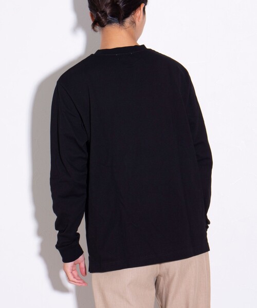 「GLOSTER」 長袖Tシャツ S ベージュ メンズ_画像8