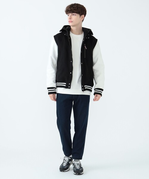 BEAMS HEART（ビームス ハート） スタジャン SMALL ベージュ メンズ