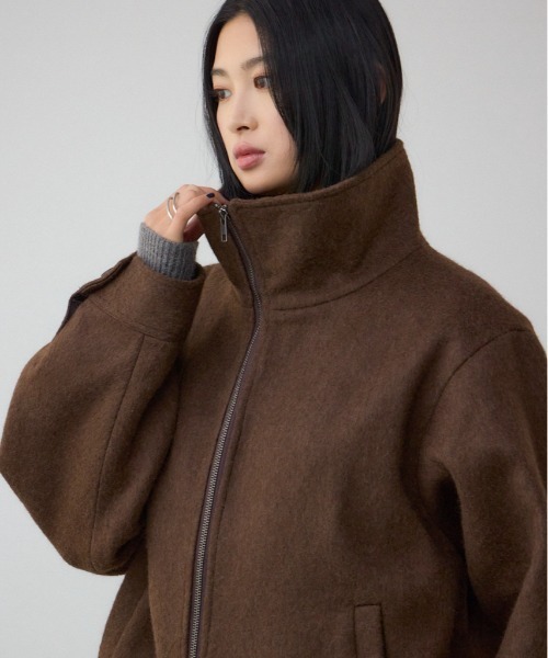 MURUA（ムルーア） チェスターコート FREE ブラウン レディース