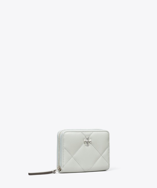 トリーバーチ　キルト　ダイアモンドミニウォレット TORY BURCH（トリーバーチ） 財布 キラ ダイヤモンドキルト ジップ