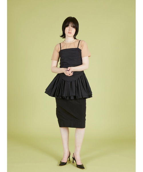 【新品】crinclecrinclecrincle 2wayキャミスカート crinkle crinkle crinkle（クリンクル クリンクル クリンクル