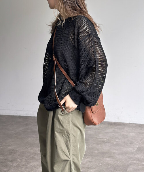 「CPCM」 長袖ニット LARGE ブラック メンズ_画像8