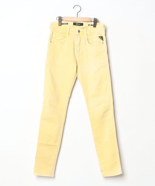 REPLAY（リプレイ） スキニーデニムパンツ 28inch イエロー メンズ