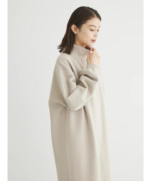 「Green Parks」 「chocol raffine robe」長袖ワンピース FREE グレイッシュベージュ レディース_画像9