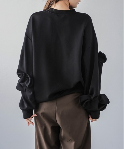 「SUGAR BISKET」 長袖カットソー フリー グレー レディース_画像4