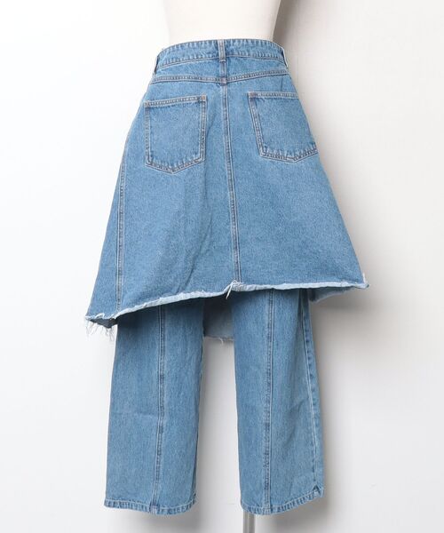 「Ray BEAMS」 デニムパンツ 1 ブルー レディース_画像2