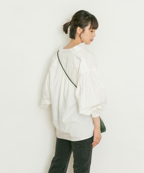 「UR Lab.」 長袖ブラウス FREE ライトカーキ レディース_画像2