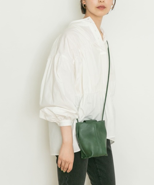 「UR Lab.」 長袖ブラウス FREE ライトカーキ レディース_画像3