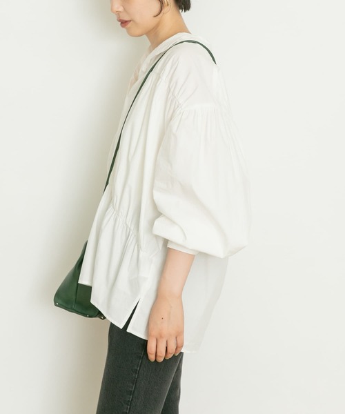 「UR Lab.」 長袖ブラウス FREE ライトカーキ レディース_画像7