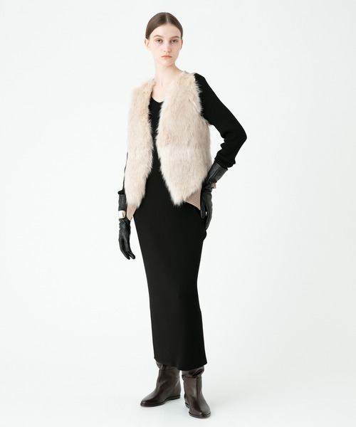 「allureville」 手袋 2 ブラック レディース_画像3