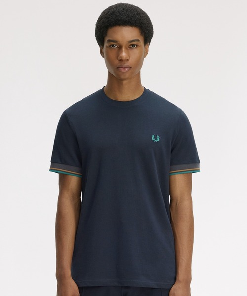 FRED PERRY（フレッドペリー） tシャツ Twin Tipped Cuff T-Shirt