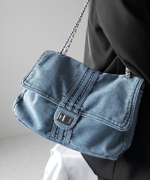 「me+em select」 ショルダーバッグ FREE ブラック レディース_画像9