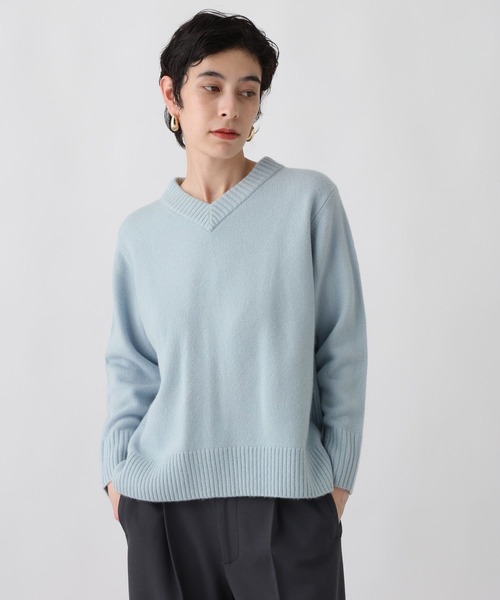 ダブスタsov.♡春ニット Sov. / 柄編みニットシャツ TOPS Night STORE | ダブルスタンダード
