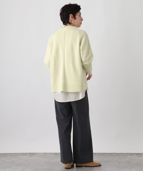 SATOKO OZAWA サトコオザワ ニット・セーター M カーキ 【古着】【中古】【送料無料】 N-369_grande.jpg?v=1712065876