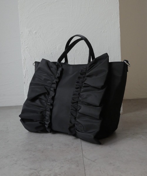 「CURI BISCUI」 2WAYバッグ FREE ライトグレー レディース_画像8