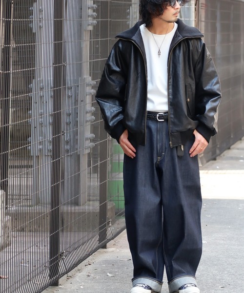 「Java」 ブルゾン LARGE ブラック メンズ_画像3