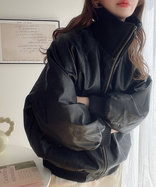 「Java」 ブルゾン LARGE ブラック メンズ_画像8