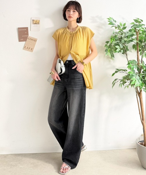 ワイドデニムパンツ Java ワイドパンツ ジーンズ デニム デニムパンツ 「JaVaジャバコラボ