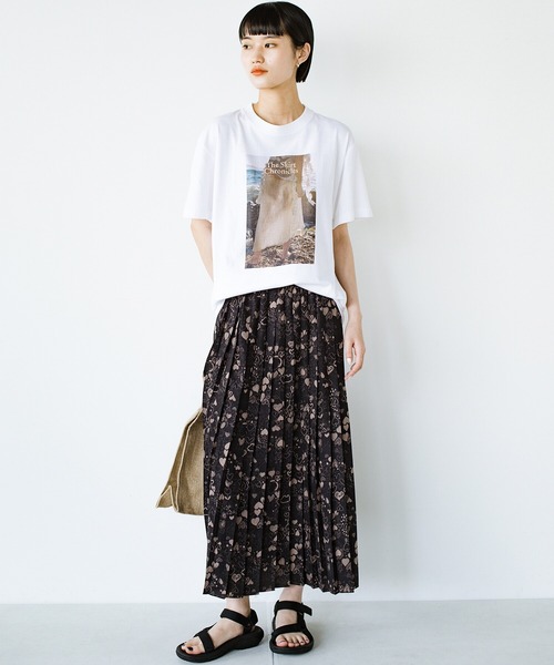 「haco!」 プリーツスカート MEDIUM ブラック系その他 レディース_画像2