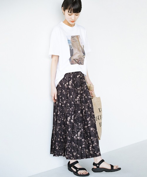 「haco!」 プリーツスカート MEDIUM ブラック系その他 レディース_画像8