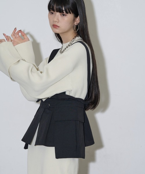 「THE YOn」 ベスト FREE ブラック レディース_画像5