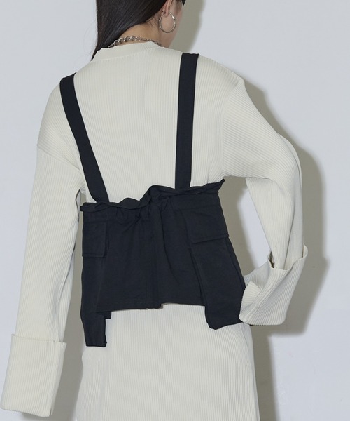 「THE YOn」 ベスト FREE ブラック レディース_画像9