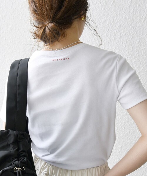 「PETIT BATEAU」 半袖Tシャツ ONE SIZE ホワイト レディース_画像5