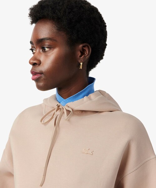 LACOSTE（ラコステ） パーカー オーバーサイズダブルフェイススェット