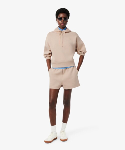 LACOSTE（ラコステ） パーカー オーバーサイズダブルフェイススェット 