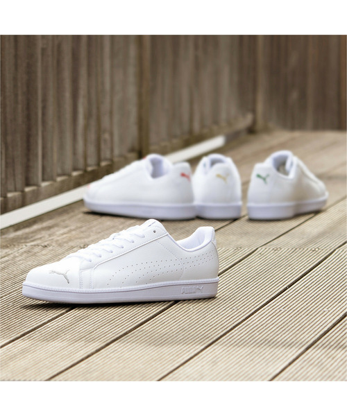 「PUMA」 シューズ 25.5cm ホワイト×シルバー メンズ_画像9