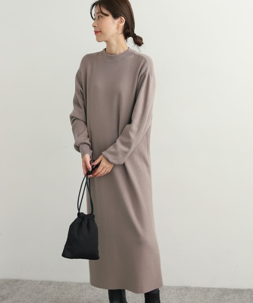 「URBAN RESEARCH DOORS」 ニットワンピース MEDIUM グレー系その他 レディースの画像