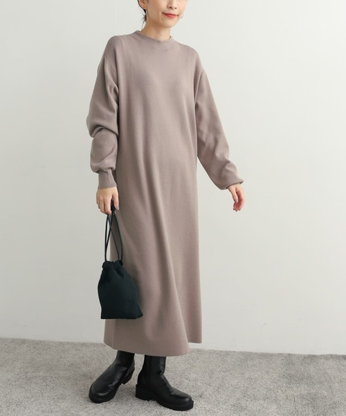 「URBAN RESEARCH DOORS」 ニットワンピース MEDIUM グレー系その他 レディースの画像