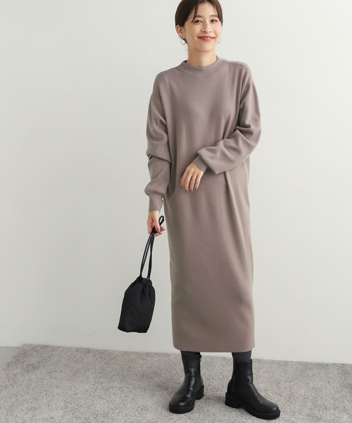 「URBAN RESEARCH DOORS」 ニットワンピース MEDIUM グレー系その他 レディースの画像