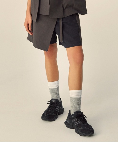 「New Balance」 ローカットスニーカー 26.0cm ブラック レディース_画像8