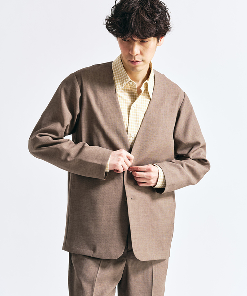 417 EDIFICE（フォーワンセブンエディフィス） ジャケット ノーカラー