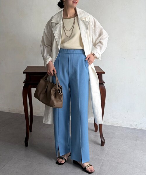 Chez toi（シェトワ） コート アウター シアーリネントレンチコート