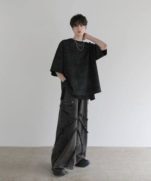 「LILL」 デニムパンツ M ブラック メンズの画像