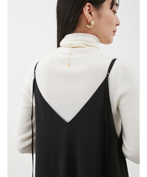 「Mila Owen」 サロペットスカート 1 ブラック レディースの画像