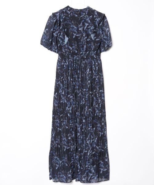 「MERCURYDUO」 半袖ワンピース MEDIUM ネイビー レディース_画像2