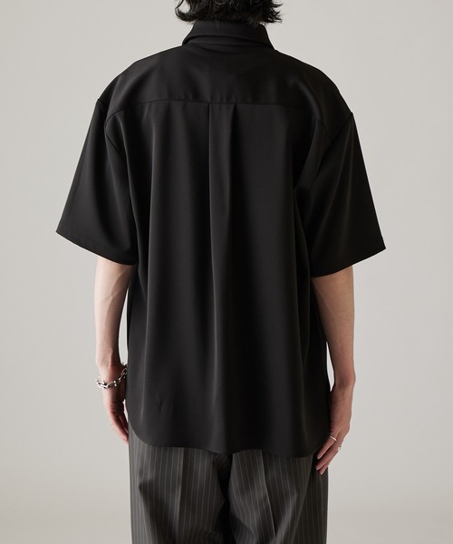Lui's（ルイス） シャツ 半袖 サテンLUX半袖シャツ メンズ : ZOZOTOWN