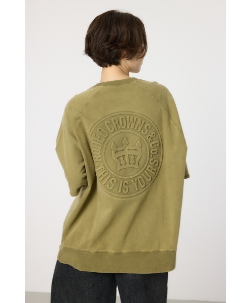 「RODEO CROWNS WIDE BOWL」 スウェットカットソー MEDIUM イエロー レディース_画像2