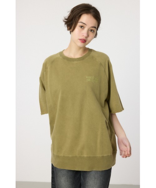「RODEO CROWNS WIDE BOWL」 スウェットカットソー MEDIUM イエロー レディース_画像5