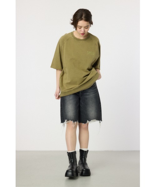 「RODEO CROWNS WIDE BOWL」 スウェットカットソー MEDIUM イエロー レディース_画像6