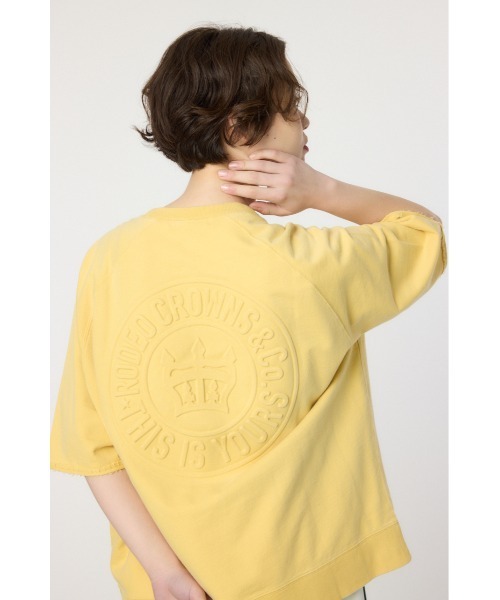 「RODEO CROWNS WIDE BOWL」 スウェットカットソー MEDIUM イエロー レディース_画像9