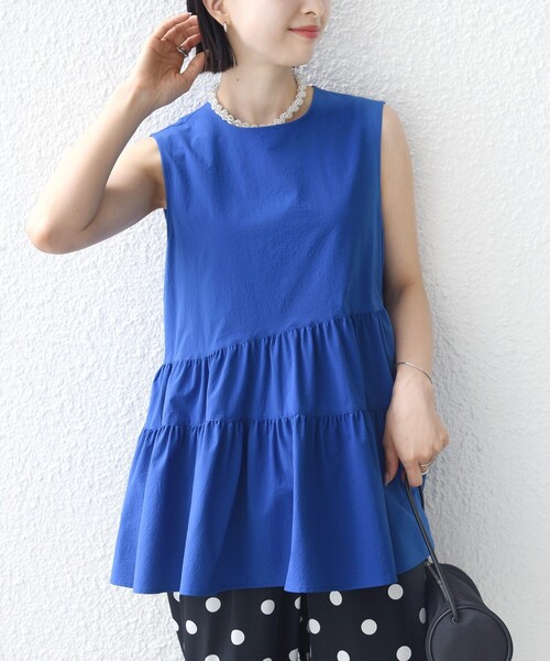 SHIPS（シップス） ブラウス シャツ 「接触冷感 / 撥水加工」TEXBRID(R