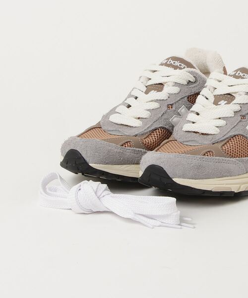 「New Balance」 ローカットスニーカー 23cm グレー レディースの画像