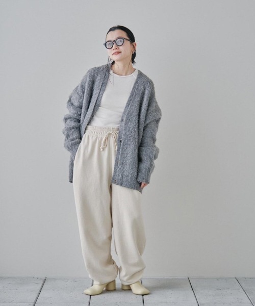 「TODAYFUL」 スウェットパンツ 36inch アイボリー レディース_4