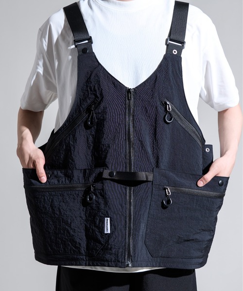 「CALIFORNIA OUTFITTERS」 ベスト ONESIZE ブラック メンズ_画像8