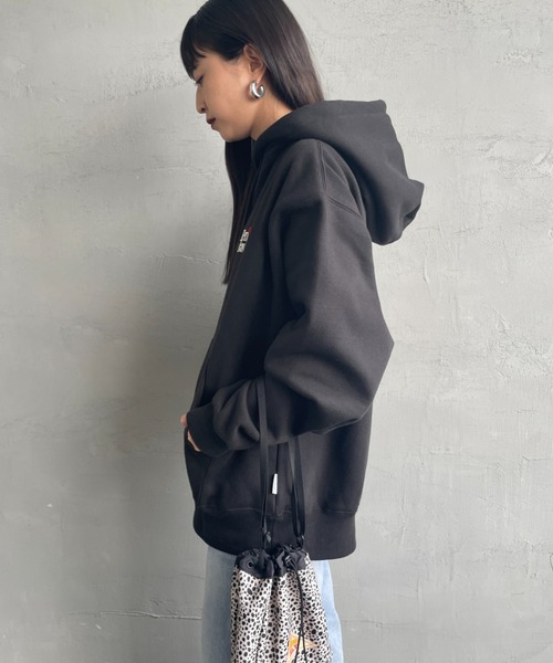 「BEN DAVIS」 プルオーバーパーカー M ネイビー レディース_画像8
